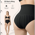 Ousmile Shapewear Tummy Control for Women High Waisted Body Shaper Underwear Seamless Briefs Panty Girdle