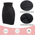 High Waist Half Slip Shapewear for Women Tummy Control Body Shaper Slip for Under Dresses