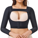 LANCS Women Upper Arm Shaper Post Surgical Compression Sleeves Slimmer Tops Posture Corrector Vest Shapewear