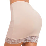 Avidlove Half Slips for Women Under Dress Non Cling Floral Lace Trim Above Knee Womens Half Slip (Champagne S)