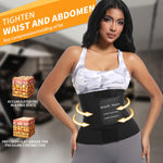 SCULPT TOUCH Women's Waist Trainer Corset, Tummy Control Shapewear Belt for Workout, Black (Black, Large)