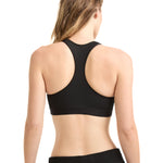 Champion Women's Sports Bra, High-Impact Compression, Moisture-Wicking Fabric, Black, Medium