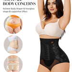 CYDREAM Shapewear Tummy Control Underwear for Women Faja Body Shaper Postpartum High Waisted Slimming Butt Panties Seamless Black