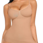 FeelinGirl Womens Tank Top Shapewear Tummy Control Tops Slimming Cami Tank Seamless Compression V Neck Camisole