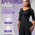 Snatched Body Fajas Colombianas | Faja Shapewear for Women with Sleeves | Stage 1 Faja Post Surgery BBL & Lipo 360