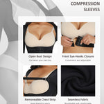 FeelinGirl Upper Body Shaper for Women Arm Shaping Sleeves Arm Lift Compression Garment Post Op Arm Control Black XL