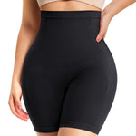 Eleady Shapewear Shorts Tummy Control - High Waisted Shaping Shorts Seamless Women's Shapewear Thigh Slimmers Compression Underwear Girdle - Black,Medium