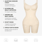 FeelinGirl Shapewear for Women Tummy Control Faja Butt Lifting Body Shaper for Women Waist Trainer Khaki XS/S