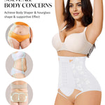 CYDREAM Shapewear Tummy Control Underwear for Women Faja Body Shaper Postpartum High Waisted Slimming Butt Panties Seamless White