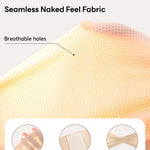 OEAK Tummy Control Shapewear for Women Seamless Girdle High Waisted Body Shaper Underwear Panty Smooth Under Dress Shapewear Nude Shorts M