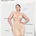 GEWIMO Shapewear Tummy Control Shorts for Women High Waisted Body Shaper Seamless Shaping Thigh Slimmer Under Dress
