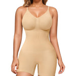Nebility Seamless Shapewear Bodysuit for Women Tummy Control V Neck Body Suits Smooth Fit Everyday Wear Full Shaper