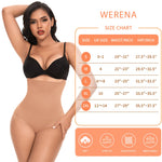 Werena Tummy Control Shapewear for Women High Waisted Body Shaper Briefs Slimming Girdle Shaping Underwear(#A1 High Waist Latte(seamless),XX-Large)