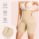 CYDREAM Shapewear for Women - High-Waisted Tummy Control Shorts Butt Lifting Panties Thigh Slimmer Faja Body Shaper Underwear (Beige, X-Large)