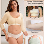 Arm Compression Sleeve Women Post Surgery Arm Shaper Front Closure SKL