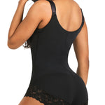 SHAPERX Women's Fajas Colombianas Shapewear Postpartum Tummy Control Body Shaper Butt Lifter Bodysuit,SZ7200-Black-New-S