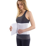 NYOrtho Postpartum Belly Binder, Abdominal Binder for Women, C-Section Recovery, Tummy Tuck Support, Belly Wrap for Postpartum, Swelling & Hernia - Latex-Free, Breathable - Medium 45"-60"
