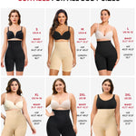 Nebility Tummy Control Shapewear for Women Butt Lifting Shapewear High Waist Body Shaper Shorts Seamless Thigh Slimmer(Black,Large)