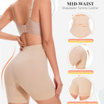 BESTENA Shapewear Shorts,Mid-Waist Body Shaper Shorts Thigh Slimmer, Womens Shapewear Tummy Control,Seamless Shapewear for Under Dresses