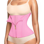 Lover-Beauty Waist Trainer for Women Corset Shapewear Tummy Control Workout Waist Cincher Body Shaper Girdle Light Pink X-Small