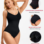 Nebility Bodysuits for Women Tummy Control Body Suits Seamless Shapewear V Neck Body Shaper