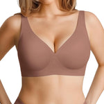 Popilush Wireless Bras for Women No Underwire Seamless Bra | Soft Breathable Fabric, Semi-Fixed Pads for Easy Care, T-Shirt Friendly, Travel and Everyday Comfort
