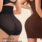 ORLAROY Shapewear Tummy Control Underwear for Women High Waisted Shaping Panties Butt Lifting Faja Compression Body Shaper M Black
