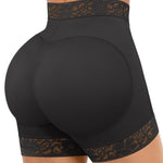 FeelinGirl Body Shaper Panty Tummy Control Shapewear Middle Waist Shorts Butt Shaper Black M