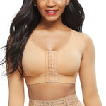 Plus Size Upper Arm Shaper Compression Sleeves for Women - Post-Surgery Slimmer & Corrector Shapewear Tops (02 Khaki XLarge)