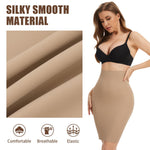 JOYSHAPER Shapewear Half Slip for Under Dress Tummy Control Skirt Slip Slimming Slip Body Shaper Nude M
