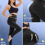 CAMPSNAIL Women High Waisted Leggings - Soft Tummy Control Slimming Yoga Pants for Workout Athletic Running Reg & Plus Size