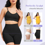 YADIFEN Shapewear for Women Tummy Control, Mid Waist Body Shaper Shorts Butt Lifting Seamless Shapewear Under Dresses
