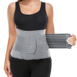 MAMODY Postpartum Belly Wrap, Postpartum Belly Band, Abdominal Binder (Polyester Made with Bamboo Charcoal Fiber),S/M