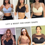 FeelinGirl Wireless Supportive Bra for Women, Seamless Comfort Bralettes No Underwire Full Coverage Everyday Bras