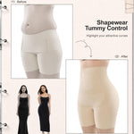 Ousmile Shapewear Tummy Control High Waist Shapewear for Women Girdle Thigh Slimmer & Seamless Shapewear Shorts Nude