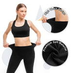 Leafigure 2 Pack Leggings with Pockets for Women, High Waisted Soft Leggings for Yoga Gym Black SM