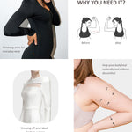 FeelinGirl Upper Body Shaper for Women Arm Shaping Sleeves Arm Lift Compression Garment Post Op Arm Control Black XL
