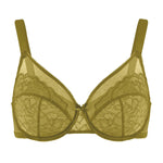 HSIA Minimizer Bras for Women Enchante Full Coverage Underwire Bras Plus Size Lifting Floral Lace Bra for Heavy Breast
