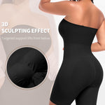 Werena Strapless Shapewear Bodysuit for Women Tummy Control Shapewear Full Body Shaper with Removable Straps (Black,Small)