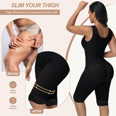 M MYODRESS Faja Body Shaper Tummy Tuck Post Surgery Bbl Lipo Compression Garment Curvy Fajas Colombianas Moldeadoras Invisibles Tummy Control Shapewear for Women Stage 3 Faja Corset Waist Trainer