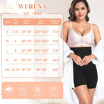 Werena Tummy Control Shapewear Shorts for Women High Waisted Body Shaper Slimming Girdle Shorts Shaping Underwear Panties(1# A Black(tummy control),Large)