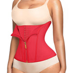 Lover-Beauty Waist Trainer for Women Corset Shapewear Tummy Control Workout Waist Cincher Body Shaper Girdle Red Small