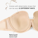 Wacoal Women's Red Carpet Strapless Bra, Black, 34D