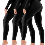 3 Pack Leggings for Women-No See-Through High Waisted Tummy Control Yoga Pants Workout Running Legging Large-X-Large