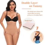 Werena Tummy Control Shapewear for Women High Waisted Body Shaper Briefs Slimming Girdle Shaping Underwear(#A2 Mid Waist Latte(seamless),Large)
