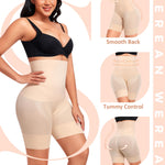 Werena Tummy Control Shapewear Shorts for Women Seamless High Waisted Body Shaper Shaping Underwear Girdle Panties(A1# Medium Control Nude, Medium)