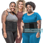 Abdominal Binder Post Surgery Plus Size | Postpartum Belly Band Wrap | Post C Section Belly Binder | Stomach Compression Hernia Belt For Men or Women Hernia Surgery, Natural Birth, Abdominal Injuries,Hysterectomy (4XL)