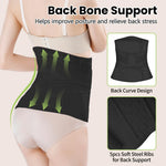 Gepoetry Postpartum Girdle C-Section Recovery Belt Back Support Belly Wrap Belly Band Shapewear (Black, M)