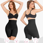 Nebility Tummy Control Shapewear for Women Butt Lifting Shapewear High Waist Body Shaper Shorts Seamless Thigh Slimmer(Black,Large)