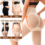 ORLAROY Shapewear for Women Tummy Control Body Shaper Shorts Butt Lifting High Waisted Trainer Panties Thigh Slimmer Girdle M Nude